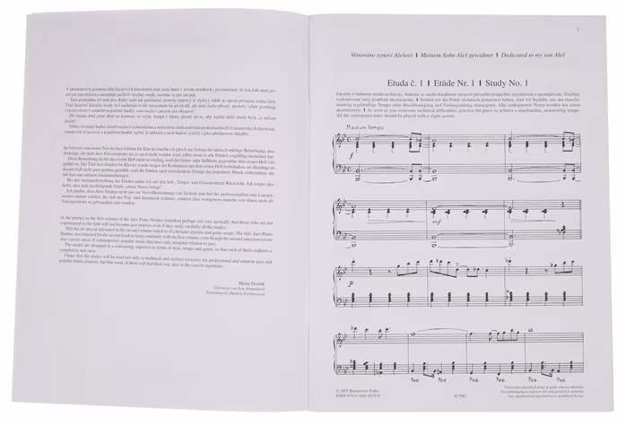 KN Jazzové klavírní etudy 2 - Dvořák Milan - Noty pre klavír