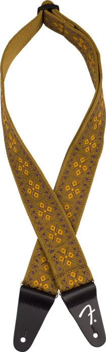 Fender Pasadena Woven Strap, Lattice Tan, 2" - Gitarový popruh