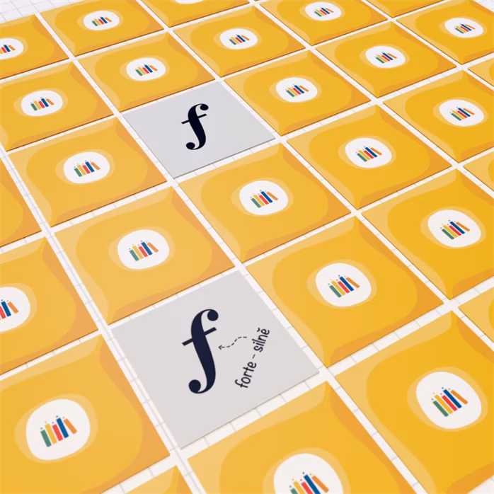 Zodpovědná výuka Domino: Hudební symboly - Hudobná náuka