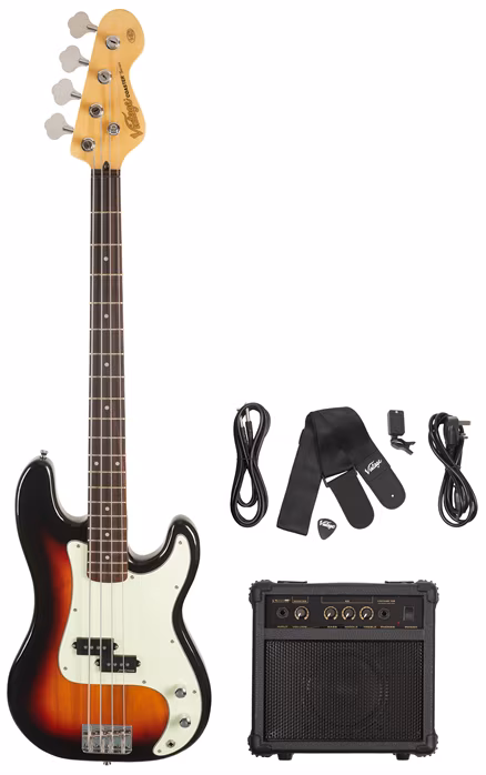 Vintage V40 Coaster Series Pack 3TS - Basgitarový komplet