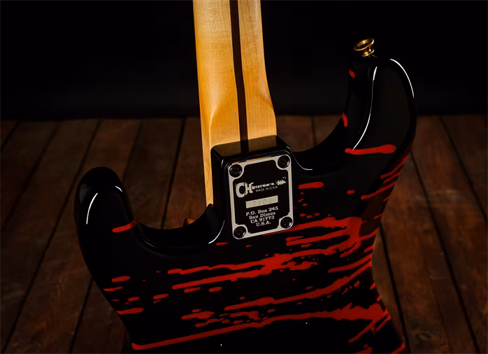 Charvel 2006 San Dimas Ratt Skull Blood Warren DeMartini - Elektrická gitara