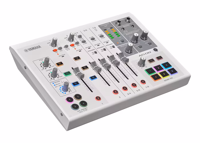 Yamaha AG08 White - Analógový mixážny pult