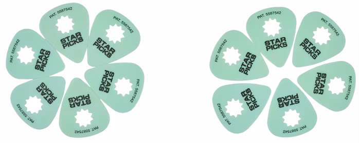 Star Picks 0.88 mm Green - Brnkátka