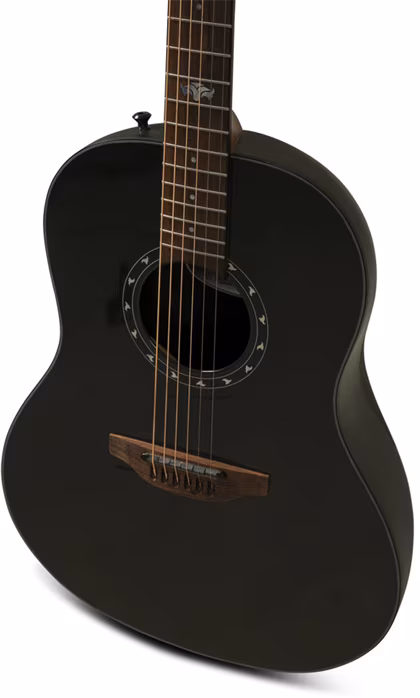 Ovation Pro Series Ultra Mid-Depth Non-Cutaway Pitch Black - Elektroakustická gitara
