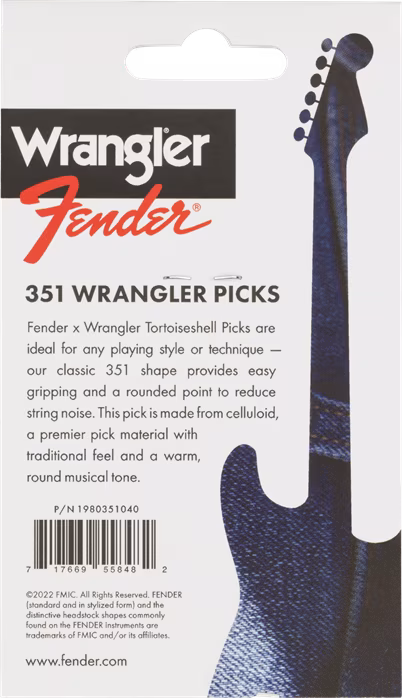 Fender Wrangler 351 Shell Picks - Brnkátka