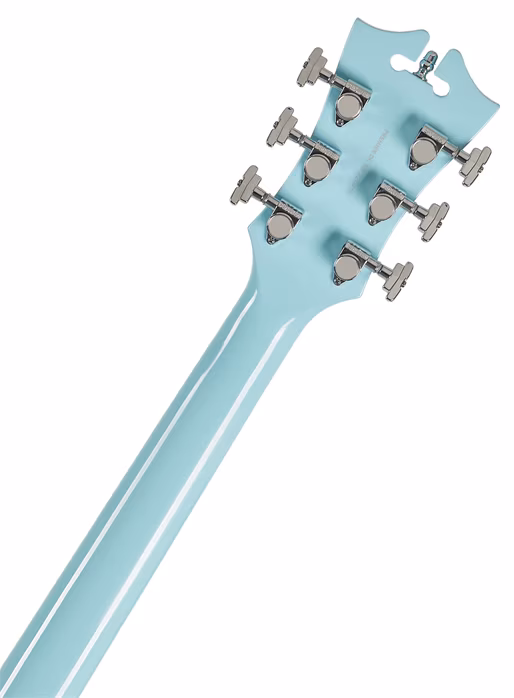 D'Angelico Double Cutaway Sky Blue - Semiakustická gitara