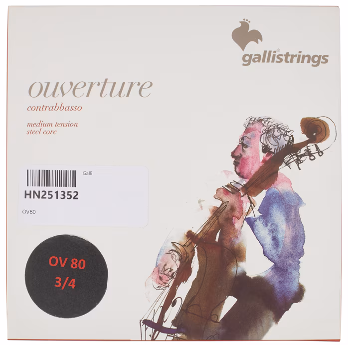 Galli OV80 Overture Bass Rope 3/4 - Kontrabasové struny