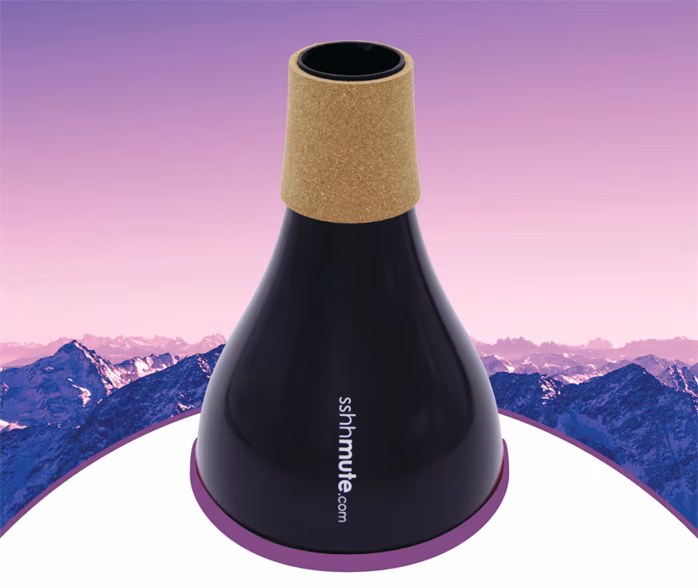 Bremner Music Practice Black/Purple - Dusítko pre trombón