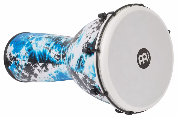 Meinl 12" Galactic Blue Tie Dye Synthetic Head Alpine Djembe - Djembe