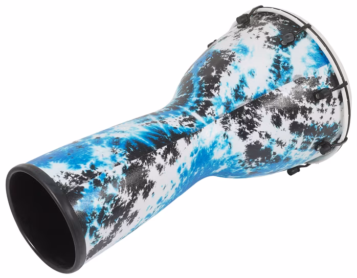 Meinl 12" Galactic Blue Tie Dye Synthetic Head Alpine Djembe - Djembe