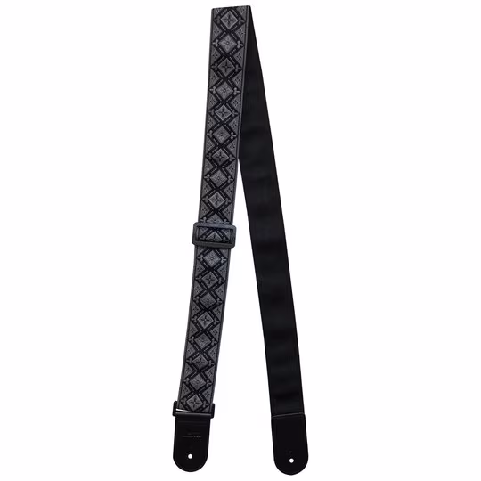 Richter Retro Black/Grey - Gitarový popruh