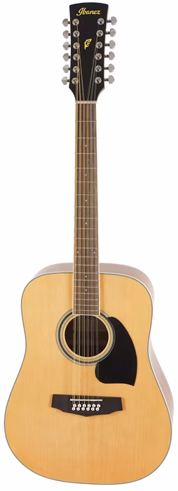 Ibanez PF1512 Natural - Dvanásťstrunová akustická gitara