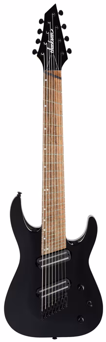 Jackson X Dinky Arch Top F8 MS LRL BLK (použité) - Elektrická osemstrunová gitara