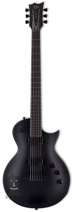 ESP LTD LEC1000 Baritone Charcoal Metallic Satin - Elektrická barytónová gitara