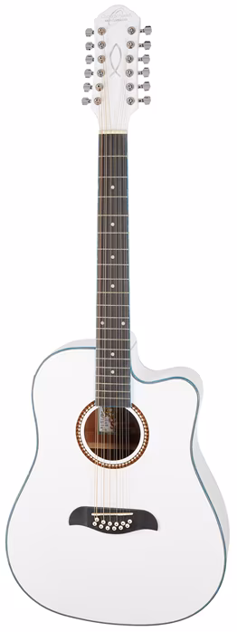 Oscar Schmidt OD312CEWH-A-U - Dvanásťstrunová elektroakustická gitara
