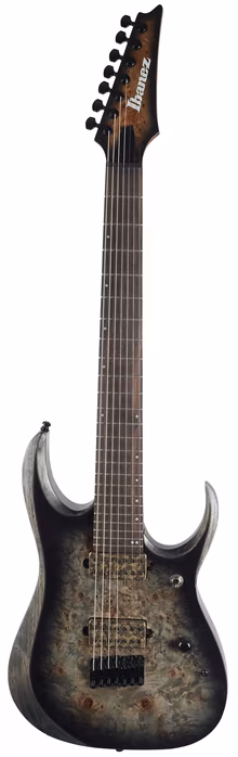 Ibanez RGD71ALPA Charcoal Burst Black Stained - Elektrická sedemstrunová gitara