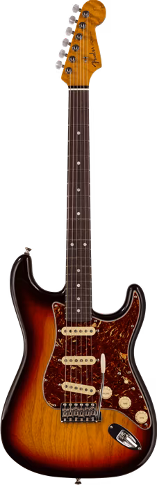 Fender Custom Shop American Custom Strat NOS, Chocolate 3-Color Sunburst (poškozené) - Elektrická gitara