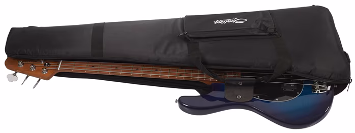 Sterling by Music Man Ray34 Flame Maple Neptune Blue - Elektrická basgitara