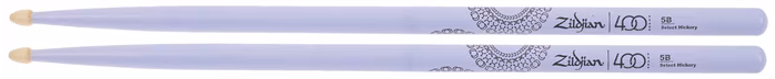 Zildjian Limited Edition 400th Anniversary 5B Acorn Purple Drumstick - Hickorové paličky