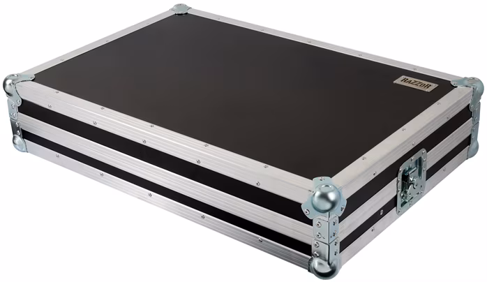 Razzor Cases DJ Workstation DDJ-FLX10 with telescopic tilt extension and front reduction - DJ set case