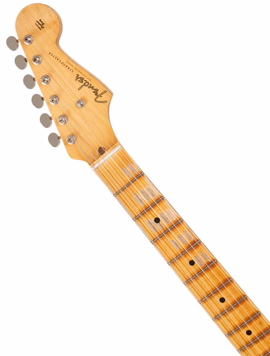 Fender Custom Shop 55 Stratocaster OLW over 3TSB Relic/CC HRW - Elektrická gitara