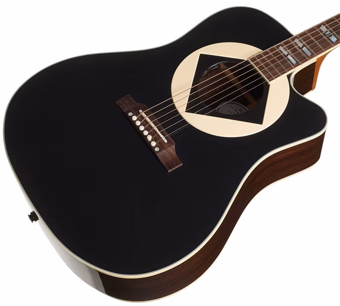 Gibson Jerry Cantrell Songwriter Ebony - Elektroakustická gitara