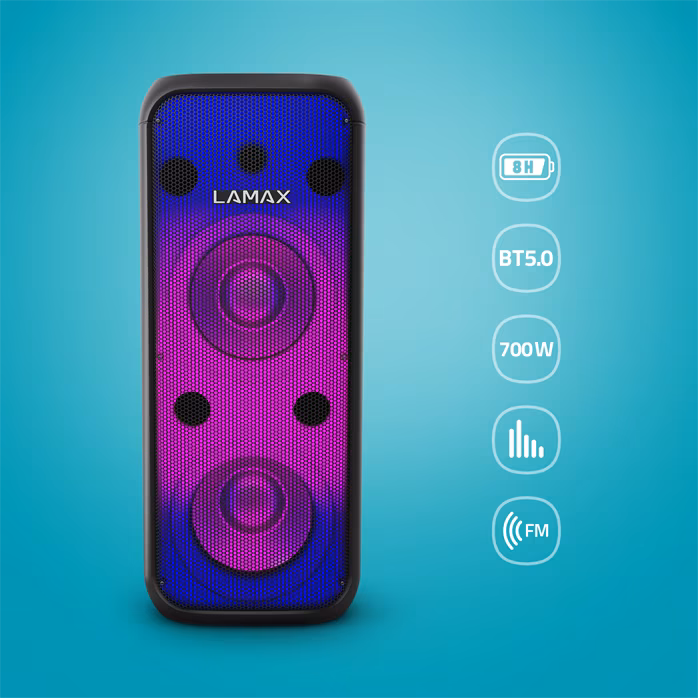 LAMAX PartyBoomBox700 (poškodené) - Bezdrôtový prenosný reproduktor