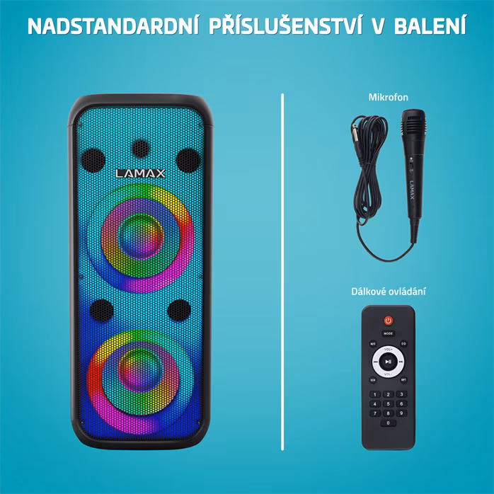 LAMAX PartyBoomBox700 - Bezdrôtový prenosný reproduktor