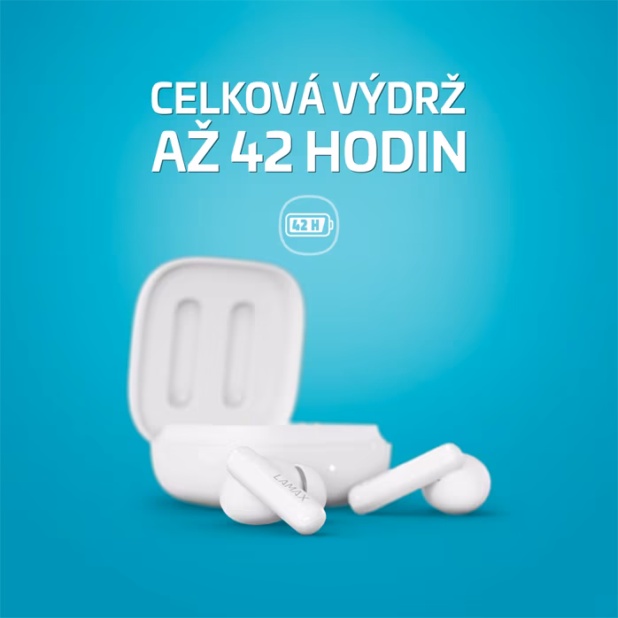 LAMAX Clips1 Plus White - Bezdrátová slúchadlá
