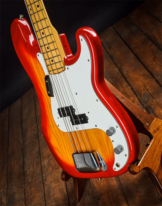Fender 1981 Precision Bass Sienna Burst - Elektrická basgitara