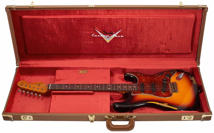 Fender Custom Shop 63 Stratocaster Masterbuilt Andy Hicks Relic - Elektrická gitara