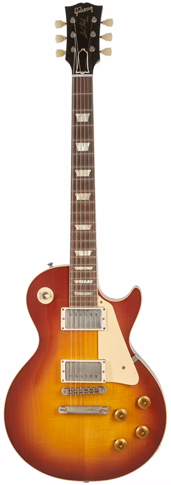 Gibson Custom 1958 Les Paul Standard Reissue VOS Washed Cherry Sunburst - Elektrická gitara
