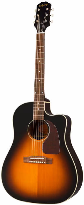 Epiphone J-45 EC Aged Vintage Sunburst Gloss - Elektroakustická gitara