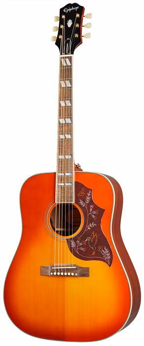 Epiphone Hummingbird Aged Cherry Sunburst Gloss - Elektroakustická gitara