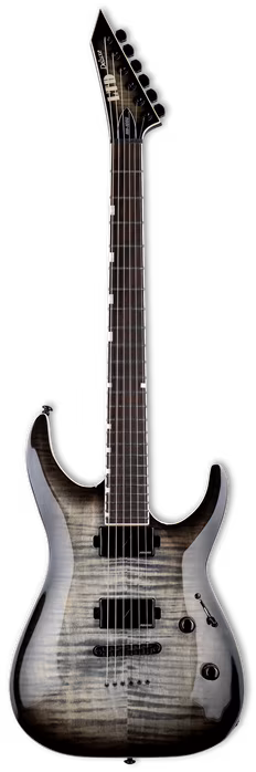 ESP LTD MH-1000 NT FM Charcoal Burst  - Elektrická gitara