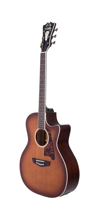 D'Angelico Premier Gramercy Grand Auditorium CE Caramel Burst (poškodené) - Elektroakustická gitara