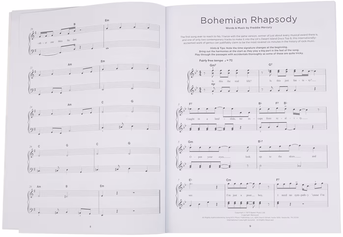 MS Really Easy Piano: Queen - Noty pre klavír