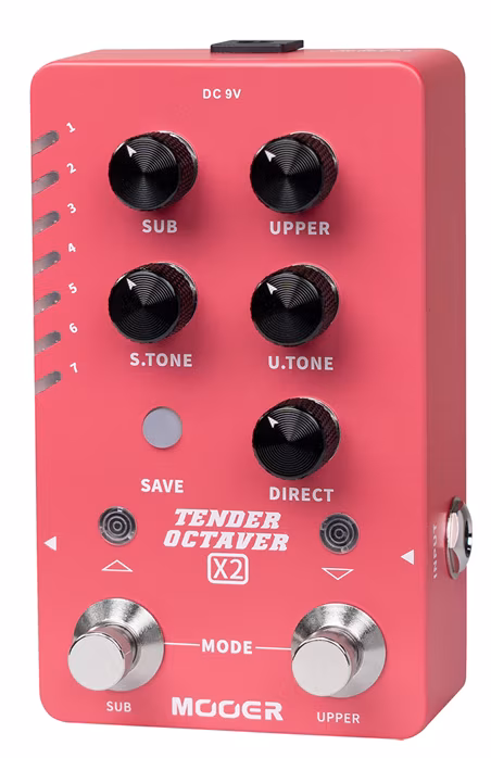 Mooer Tender Octaver X2 - Gitarový efekt