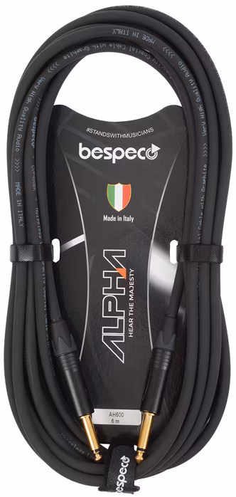Bespeco Alpha Instrument Cable Neutrik 6 m - Nástrojový kábel