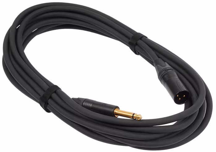 Bespeco Alpha Microphone Cable Neutrik XLR M - Jack 6 m - Mikrofónny kábel