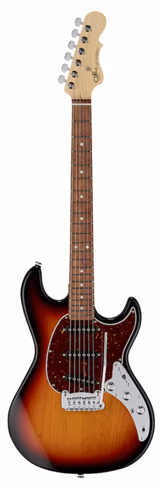 G&L USA Fullerton Deluxe Skyhawk - 3-Tone Sunburst - Elektrická gitara