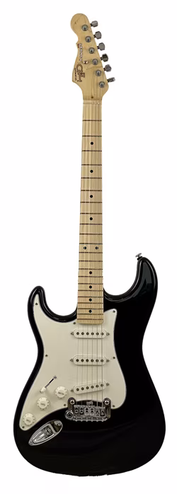 G&L USA Fullerton Deluxe Legacy Lefty - Jet Black - Ľavoruká elektrická gitara