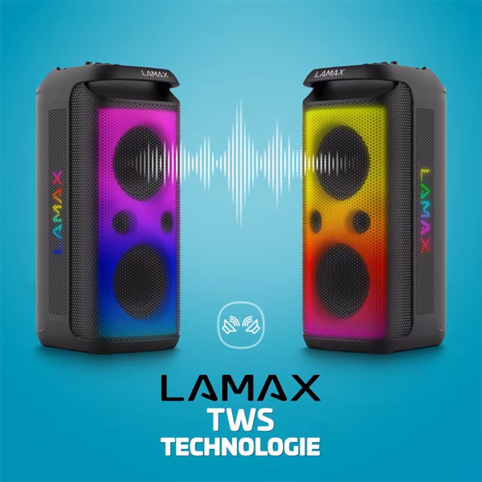 LAMAX PartyKing1 Max (rozbalené) - Bezdrôtový prenosný reproduktor