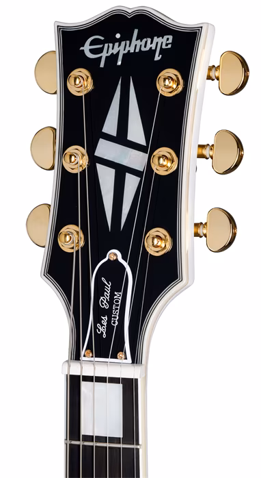 Epiphone Les Paul Custom Alpine White - Elektrická gitara