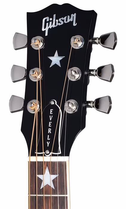 Gibson Custom Shop Everly Brothers J-180 Ebony - Elektroakustická gitara