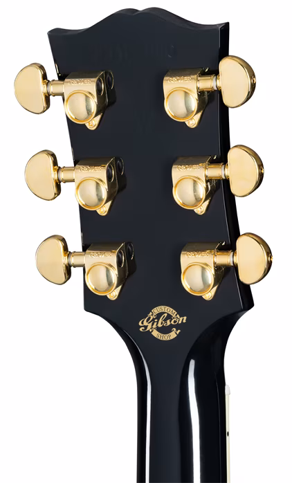 Gibson Custom Shop SJ-200 Custom Ebony - Elektroakustická gitara