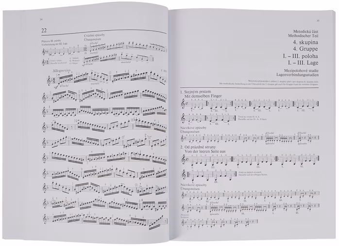 KN Škola houslových etud II (sešit 3, 4) - Václav Krůček - Škola hry na husliach