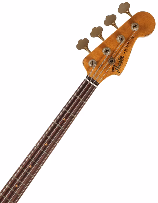 Fender Custom Shop 61 Jazz Bass Heavy Relic 3-Color Sunburst - Elektrická basgitara