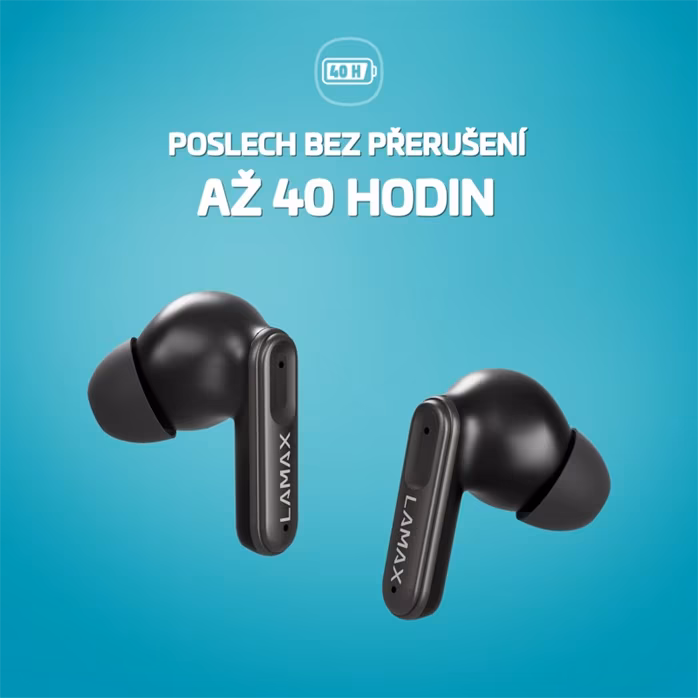 LAMAX SteelClips1 ANC - Bezdrátová slúchadlá