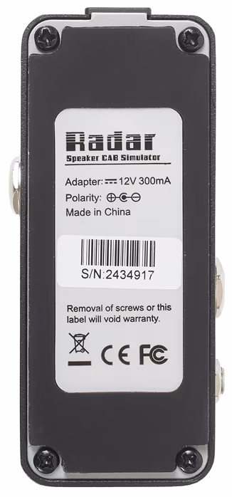 Mooer Radar - Speaker Simulator